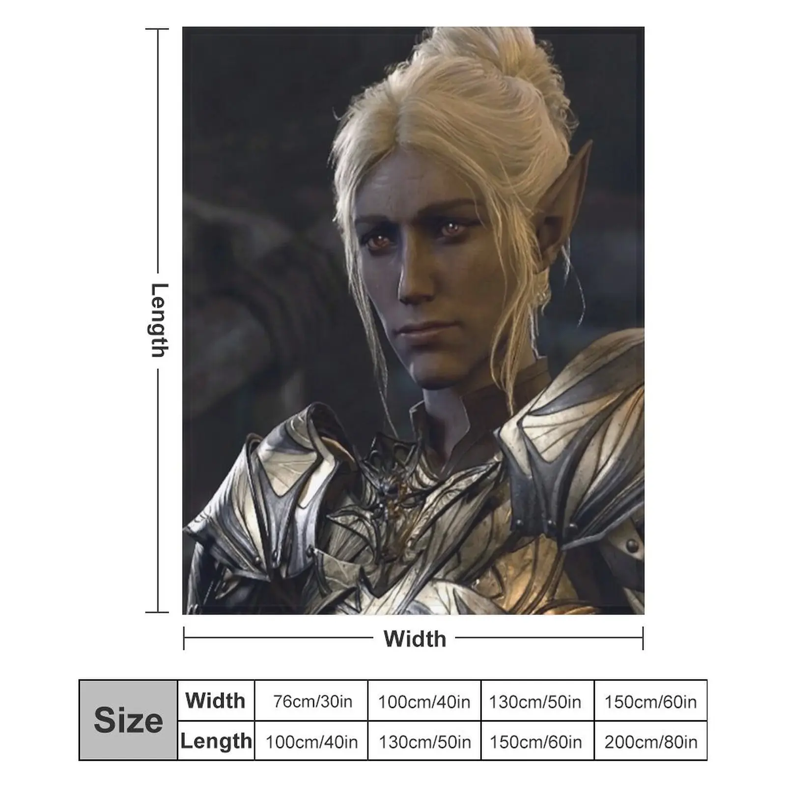 Minthara the Drow Elf Oathbreaker Paladin Adventurer первая встреча пледы одеяла теплые походные