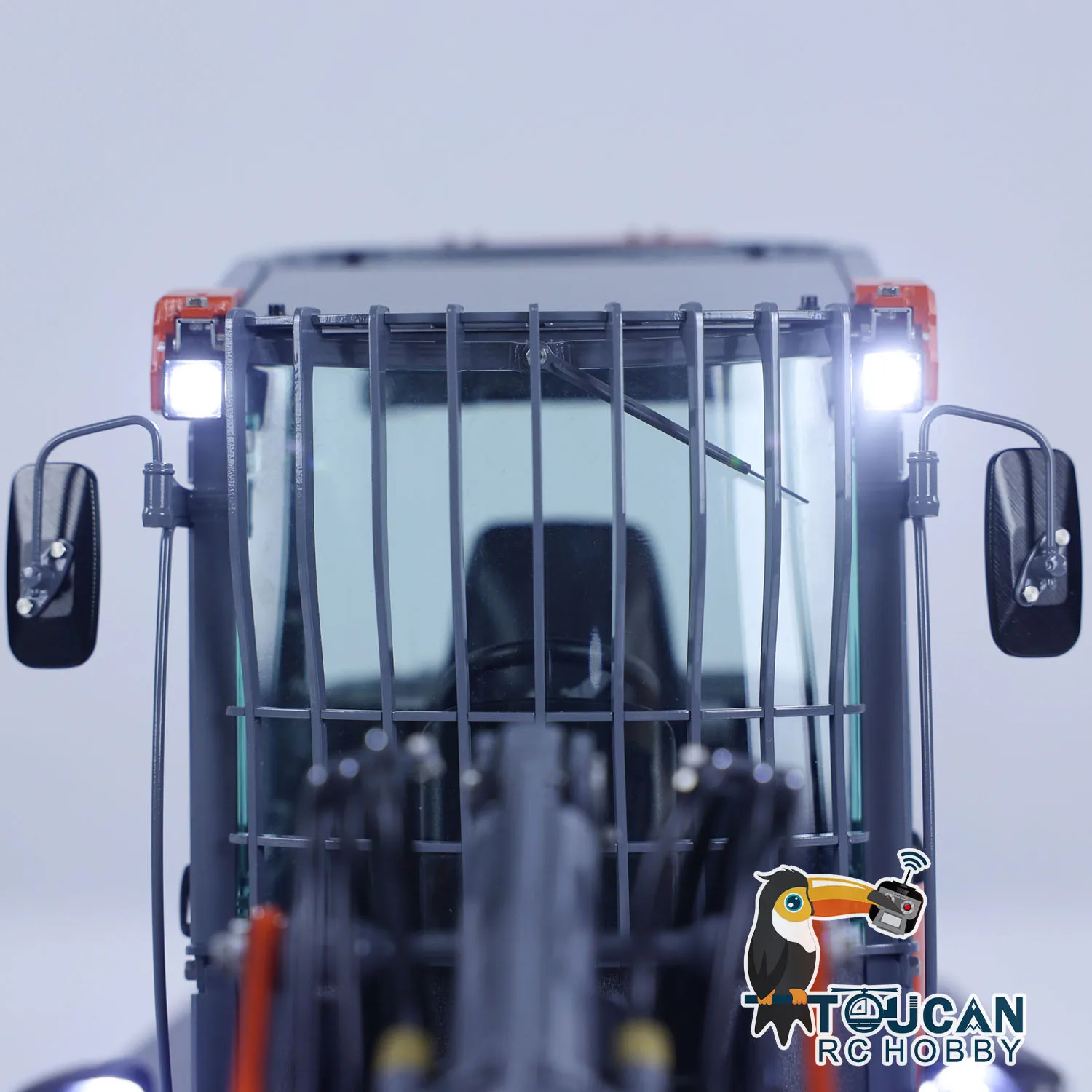 LESU 1/14 RC гидравлический погрузчик AOUE MCL8 окрашенная собранная игрушка модель