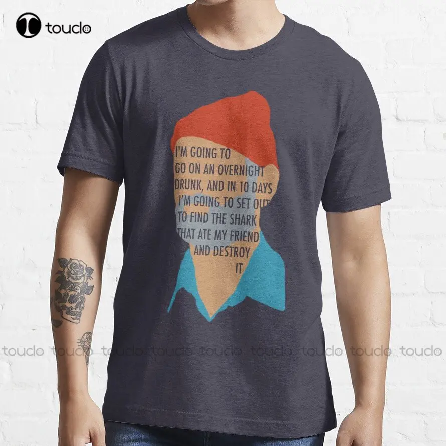 

Team Zissou'S Mission Objective Life Aquatic With Steve Zissou Bill Murray Wes Anderson T-Shirt Black T Shirts For Men Xs-5Xl