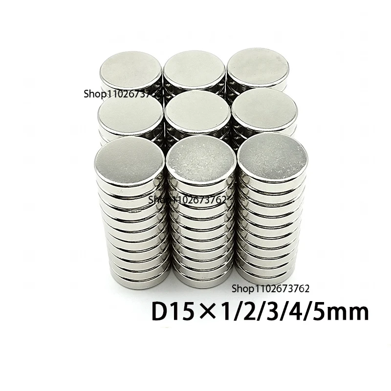 

15x5 Strong Magnet Super Powerful Neodymium Magnets N35 Magnit Magnetti Magneat Small Round Magnets for Fridge Rare Earth Magnet