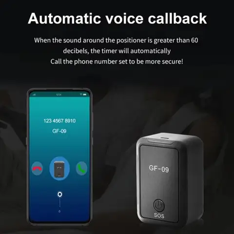 Дистанционное прослушивание Магнитный GF09 мини GPS-трекер для автомобиля устройство отслеживания в реальном времени для домашних животных и детей антипотеря локатор автозапчасти