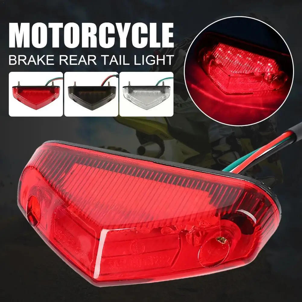 

Universal Motorcycle Tail Light Rear Brake Warning Led Lights 12V Moto Equipments Parts Accessories For Motorcycle Motorbik Z9W1