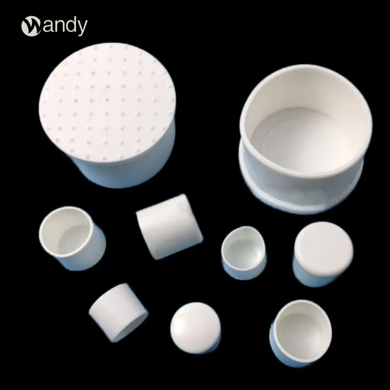

White PVC Rubber Pipe Sleeve Round Caps Protection Gasket Dust Seal End Cover Caps For Pipe Bolt Furniture Diameter 10mm~50mm