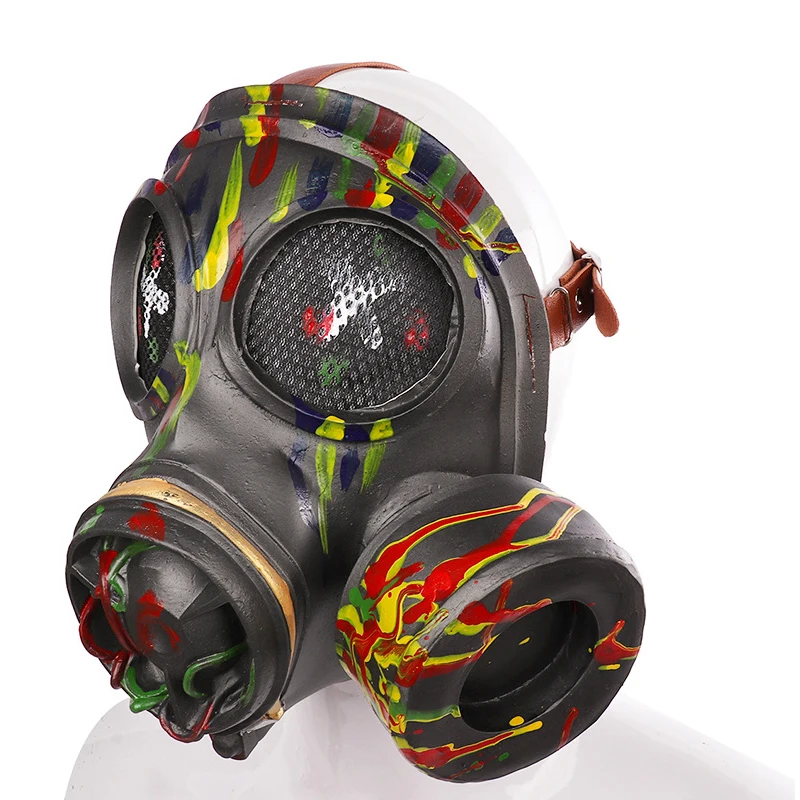 Лидер продаж цветная маска для секса стимпанк модная противогаз респиратор на