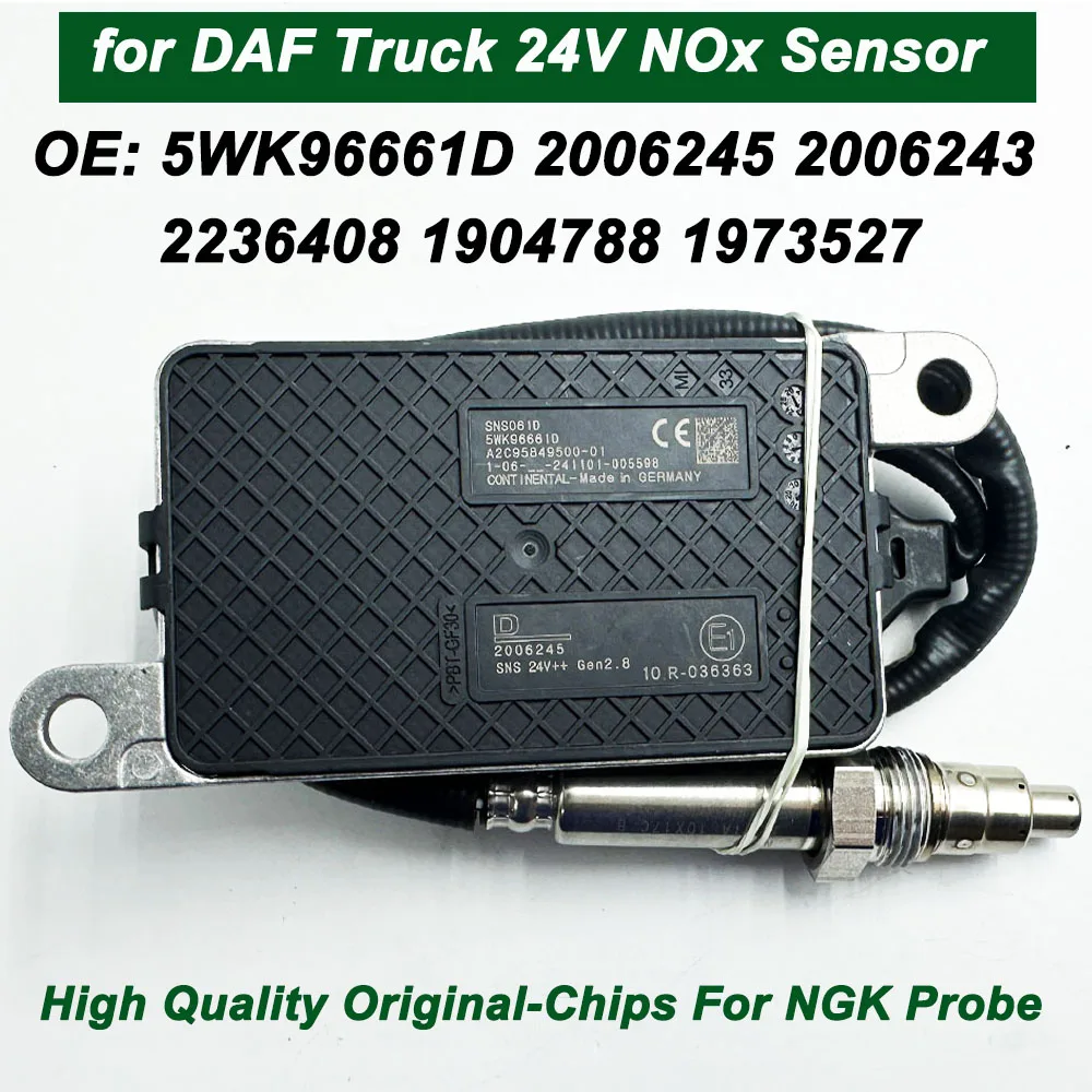 Высокое качество для грузовика DAF OEM 5WK96661D 2006245 2236408 1973525 1904788 2006243 1973527 Датчик NOx