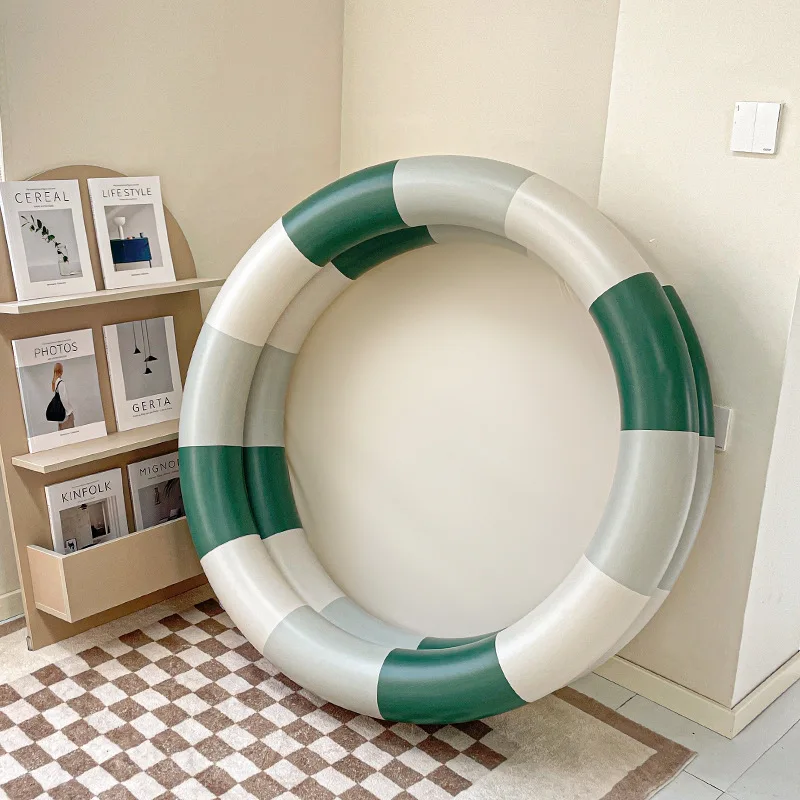

Diameter 120cm Inflatable Swimming Pool Baby Toys Fshion Retro Thickened Ocean Balls Tent Toys For Children Summer Toy