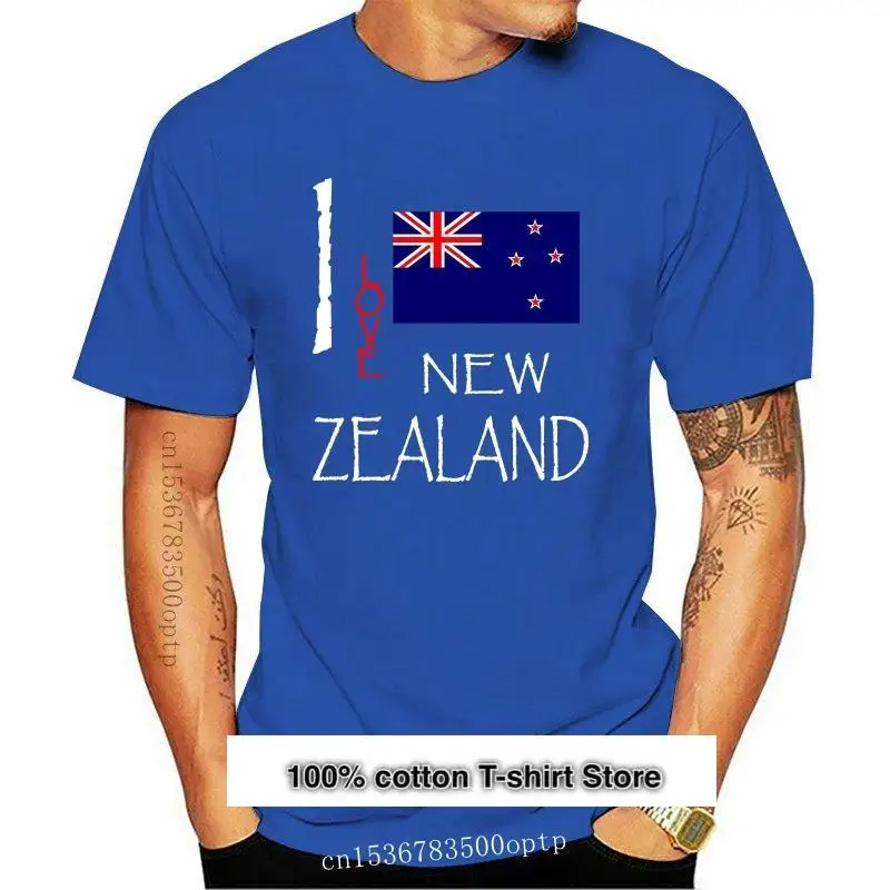 

Nuevo 2021 gran oferta 100% algodón 2021 Zelanda me encanta la cultura bandera T camisa TEES Tee camiseta