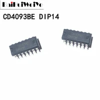 10pcs cd4093be cd4093 4093be dip 14 4093 new original ic good quality chipset in stock dip14