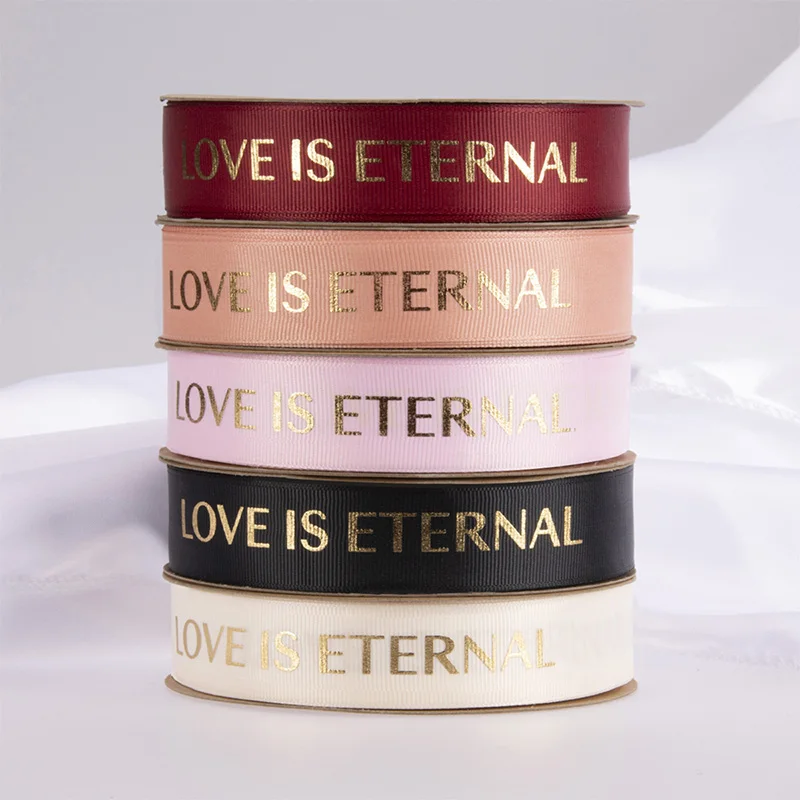 Двухсторонняя органза лента с буквами 2 5 см х 29 м |