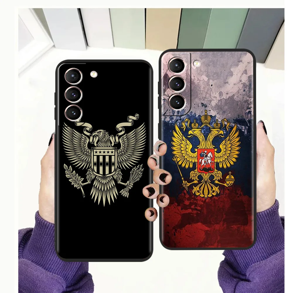 

Чехол с гербом России и флагом Орла для Samsung S20 FE Note S21 20 10 Ulrta, мягкий чехол для S10 S10E S9 M21 M22 M32 M31