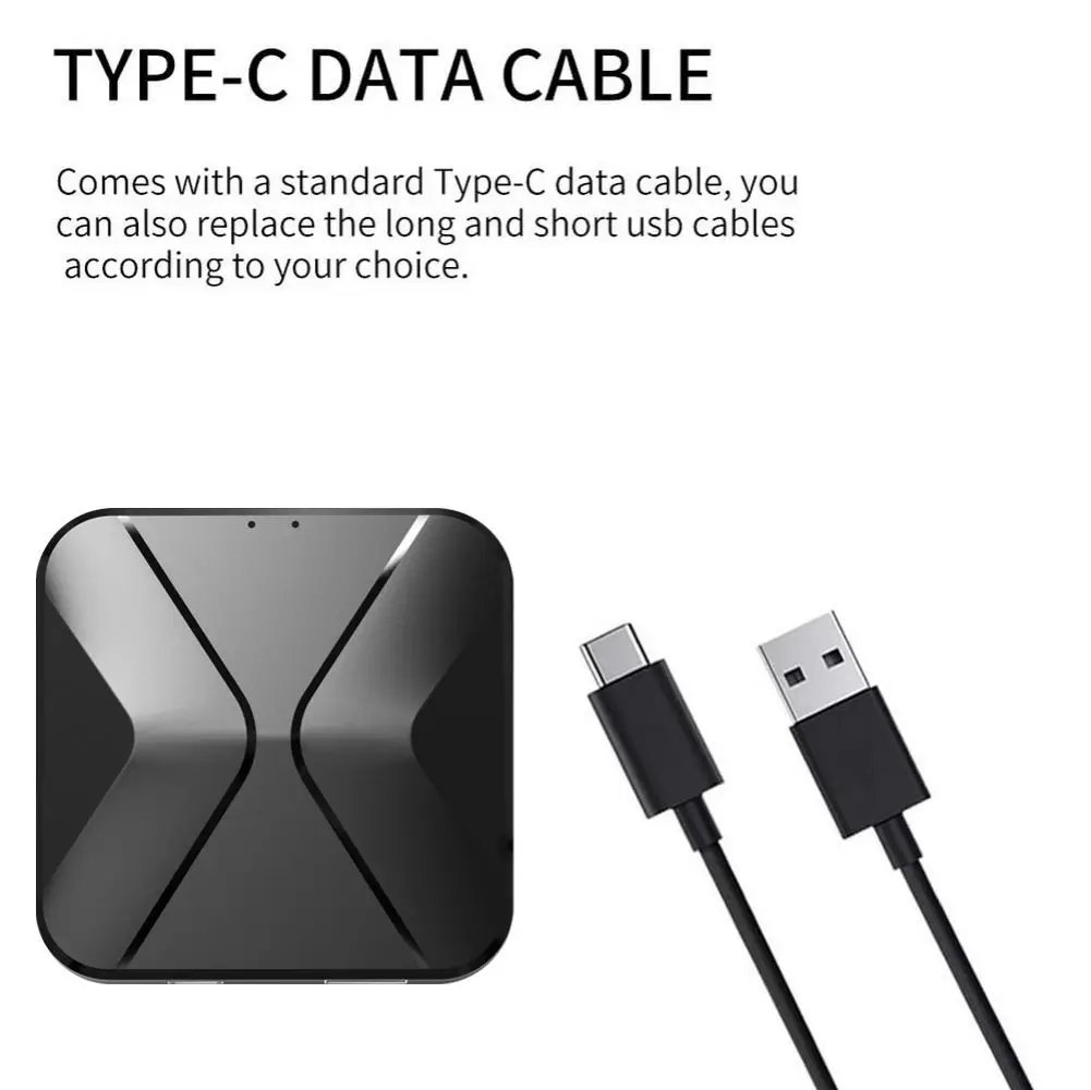 

Car 5G WIFI Navi Player Wireless CarPlay Bluetooth Dongle Type-C Adapter Plug And Play Car Smart Carplay Box