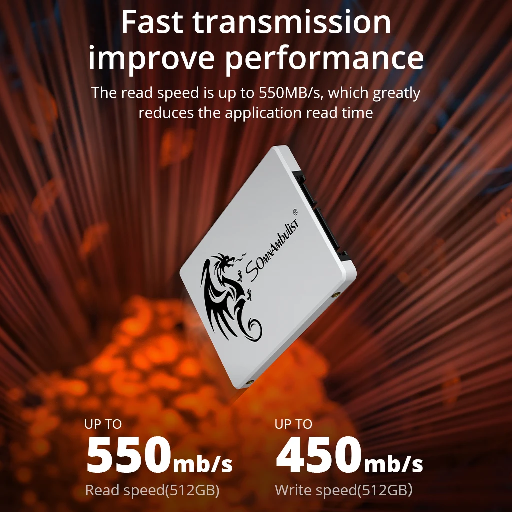 SomnAmbulist SSD 2.5: Lightning-Fast Storage for Laptops and Desktops - Available in 64GB to 2TB Capacities 4