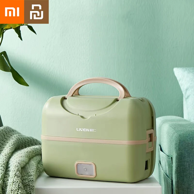 

Электрический Ланч-бокс Xiaomi Youpin, школьные и офисные рабочие с электрическим подогревом, вместительный Портативный Ланч-бокс для приготовле...