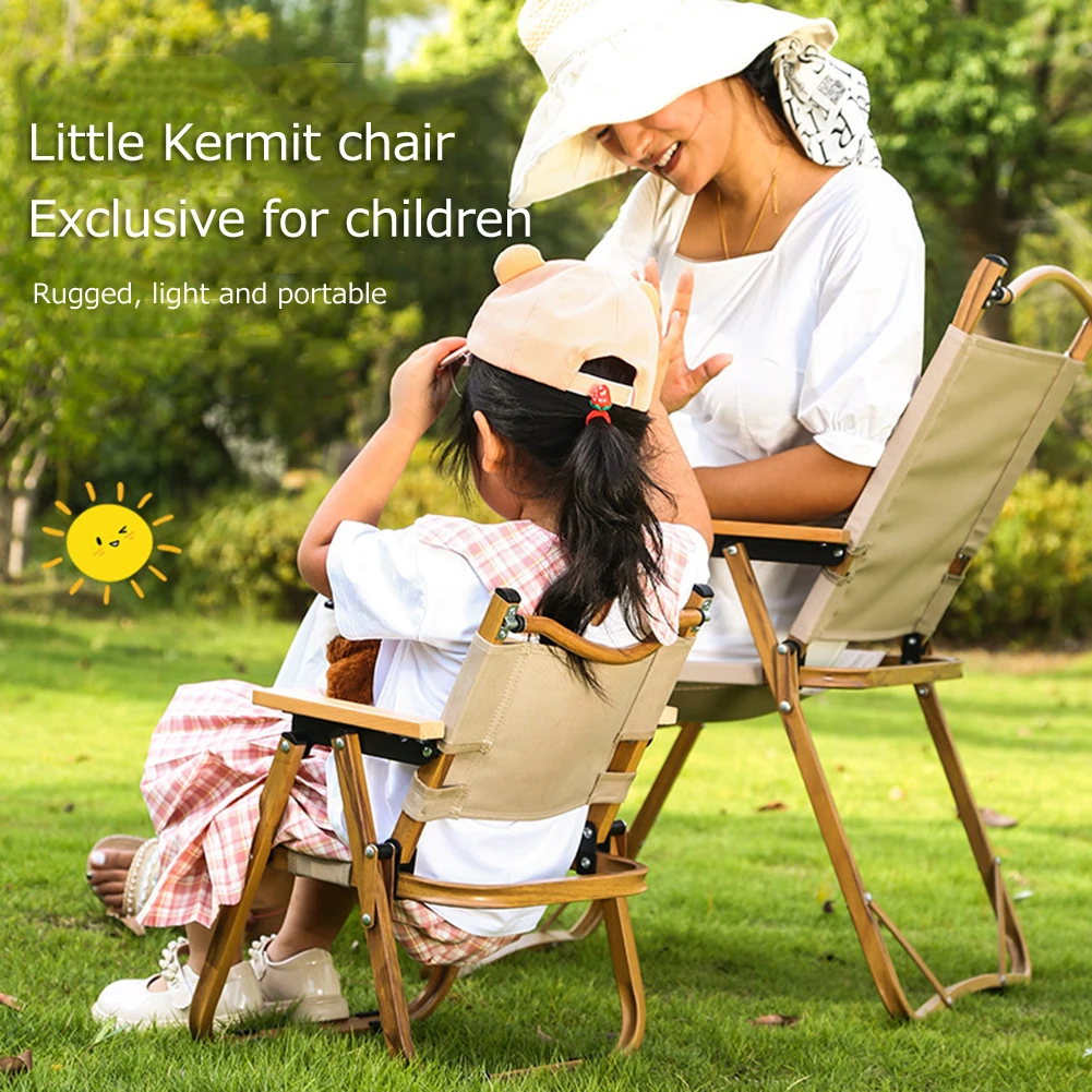 

Легкое уличное складное кресло, дышащий складной детский стул для отдыха на открытом воздухе, с сумкой для хранения, для путешествий, пляжа, ...