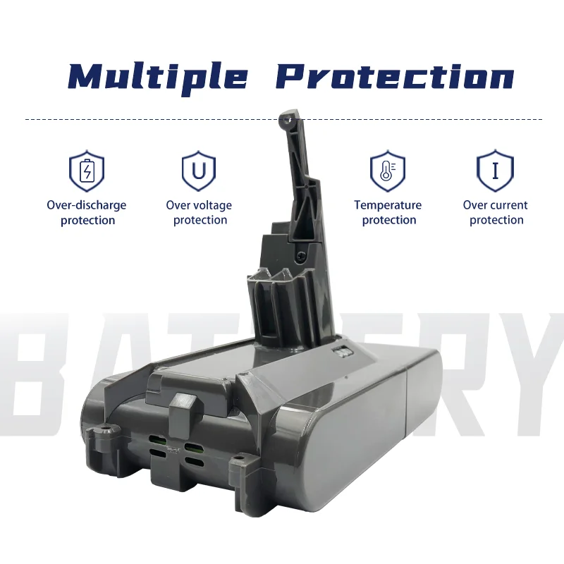 

6000mAh 21.6V Battery For Dyson V8 Battery For Dyson V8 Absolute /Fluffy/Animal/ Li-ion Vacuum Cleaner rechargeable Battery L50