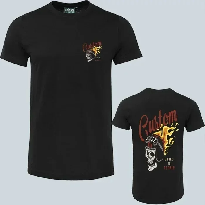 KJKJ 2024 футболки с рисунком для мотоциклетного клуба крутой мотоциклетный мужской