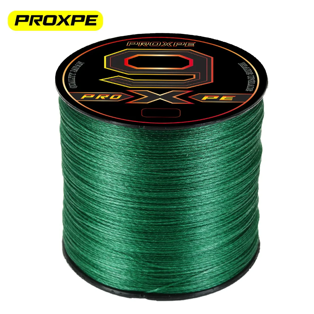 

PROXPE Braided Fishing Line X8 100/300/500/1000m Multifilament PE Wire All For MaxDrag 100LB For Saltwater Sea Accessories