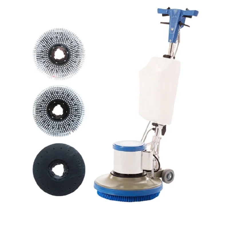 

Sale carpet cleaning machines industrial floor polisher machine with 1 water tank + 3 brushes with 17-inch brush base plate disc