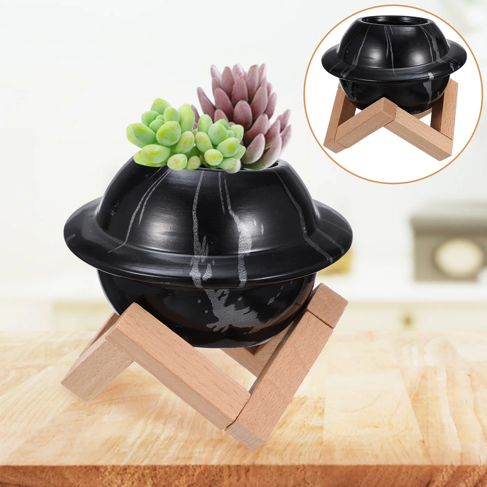 

Potceramicplanet Flower Flowerpot Cactusholder Container Potted Outdoor Small Bonsai Succulent