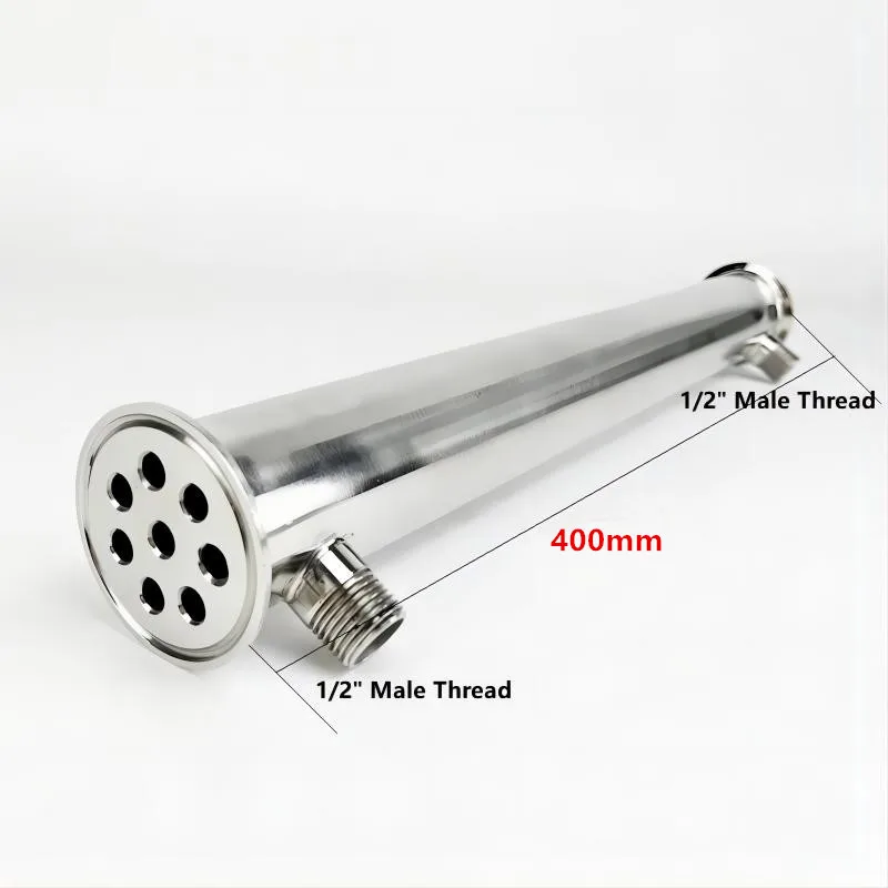 2 дюйма (51 мм) od 64 мм санитарный дефломатор/конденсатор с наружной резьбой 1/2 для