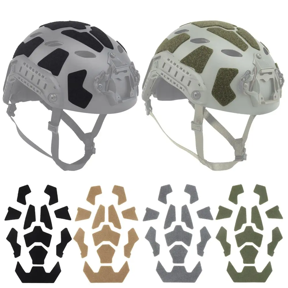 

High-cut Protection Pad Replacement Buffer Pad Hairy Adhesive Tape Modified Pads Helmet Magic Sticker For FAST Helmet