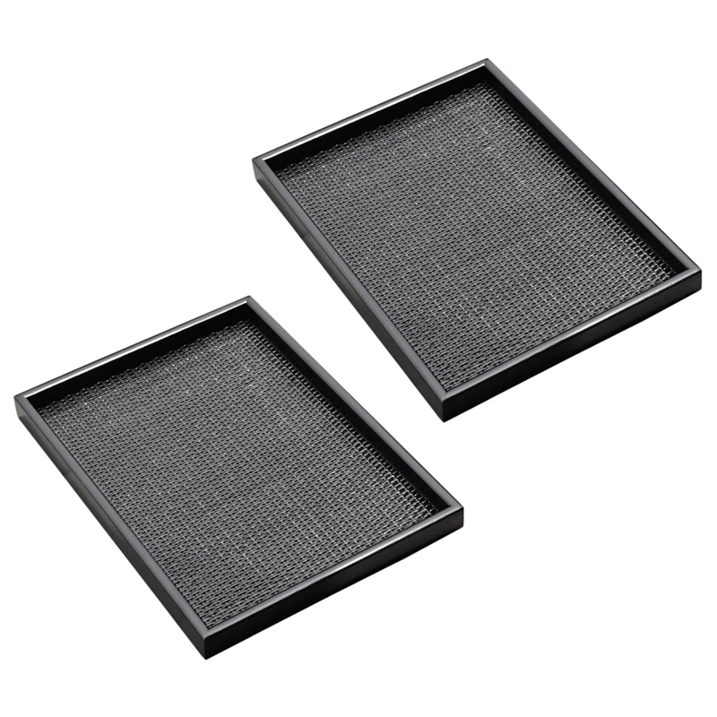 

2X Handmade Rattan Wooden Tray Breakfast Tray Serving Tray Decorative Tray Fruit Bowl Kitchenware Plate