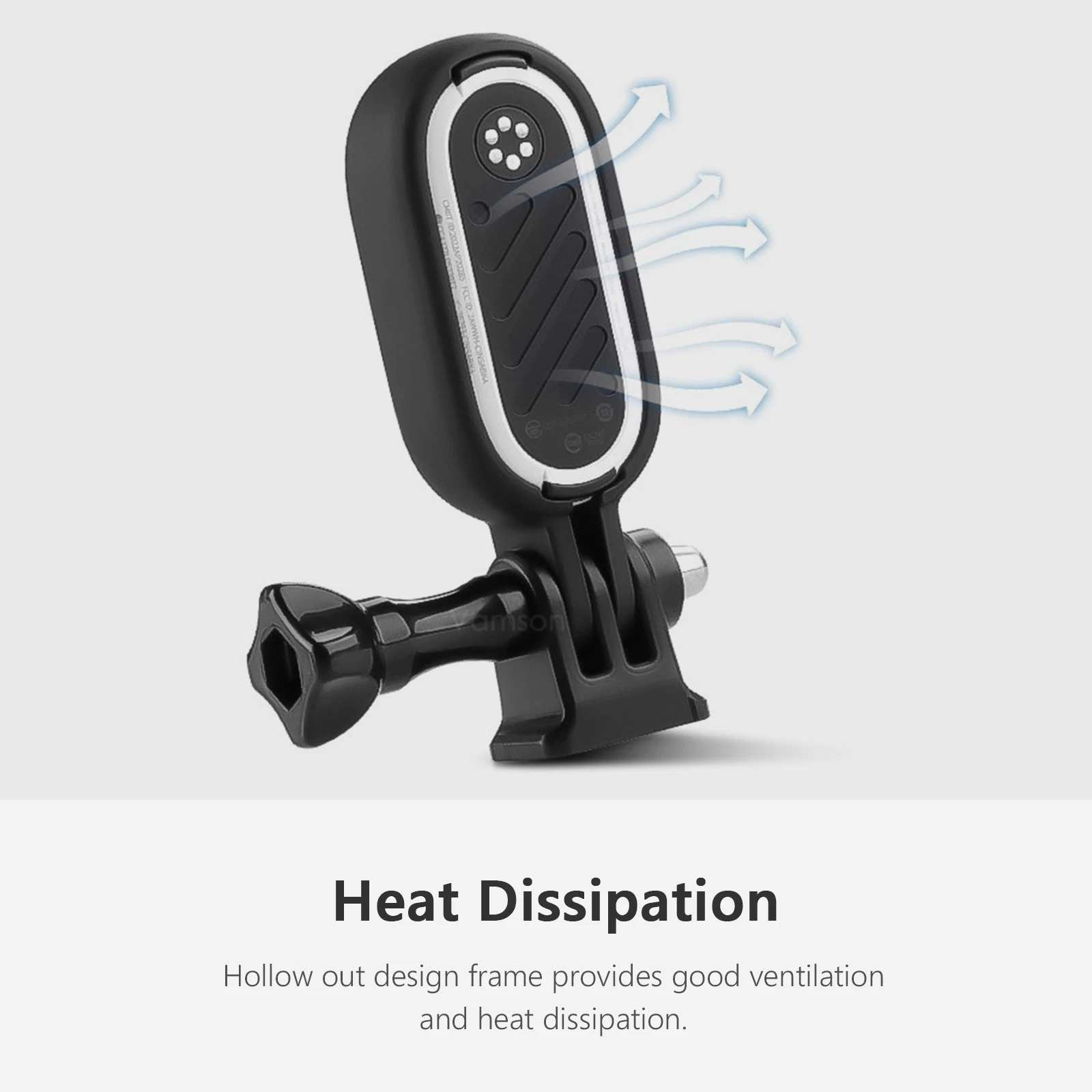 Фото Аксессуары Vamson для Insta360 GO3, защитная крышка, рамка, крышка объектива, закаленное стекло, крепление для экшн-камеры Insta360GO3 №5