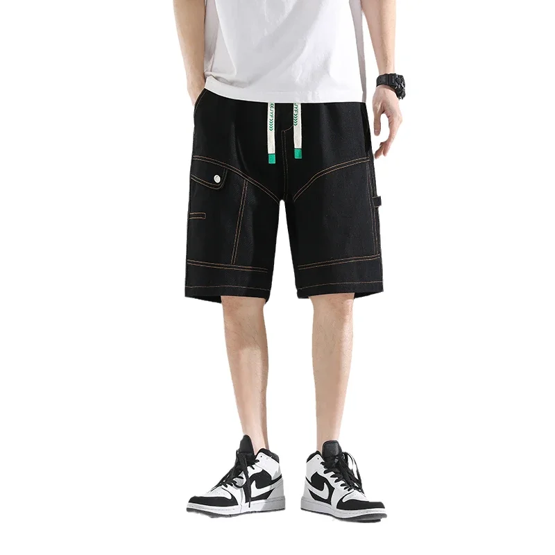 Новое поступление мужские брюки-карго корейская мода спортивные брюки свободная