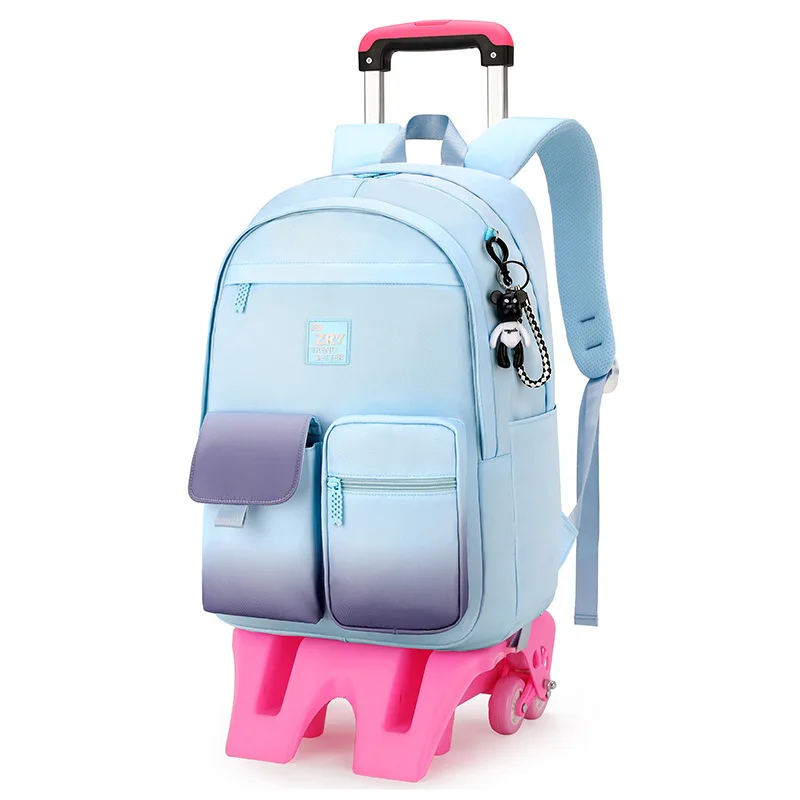 Kids Backpacks With Wheel Trolley Children School Bags Mochila Trolley Luggage For Girls Boys backpack Escolar Backbag Schoolbag