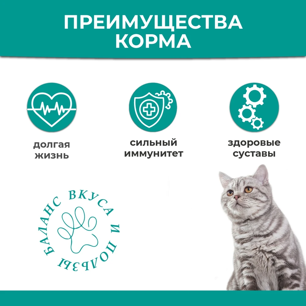 Статера / Сухой корм STATERA с кроликом для взрослых кошек 0 8 кг |