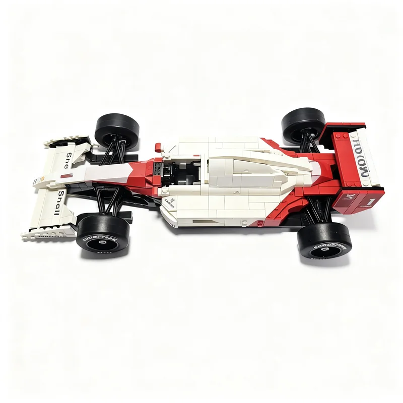 Фото 806 деталей MOC Cars McLaren MP4 6 - Воспоминание об Айртоне Сенне, 3 модели строительных блоков, рождественский подарок, игрушки, архитектурный конструктор. №3