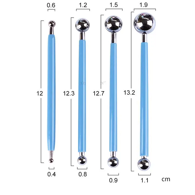 1 Набор ручка из нержавеющей стали и полимерной глины