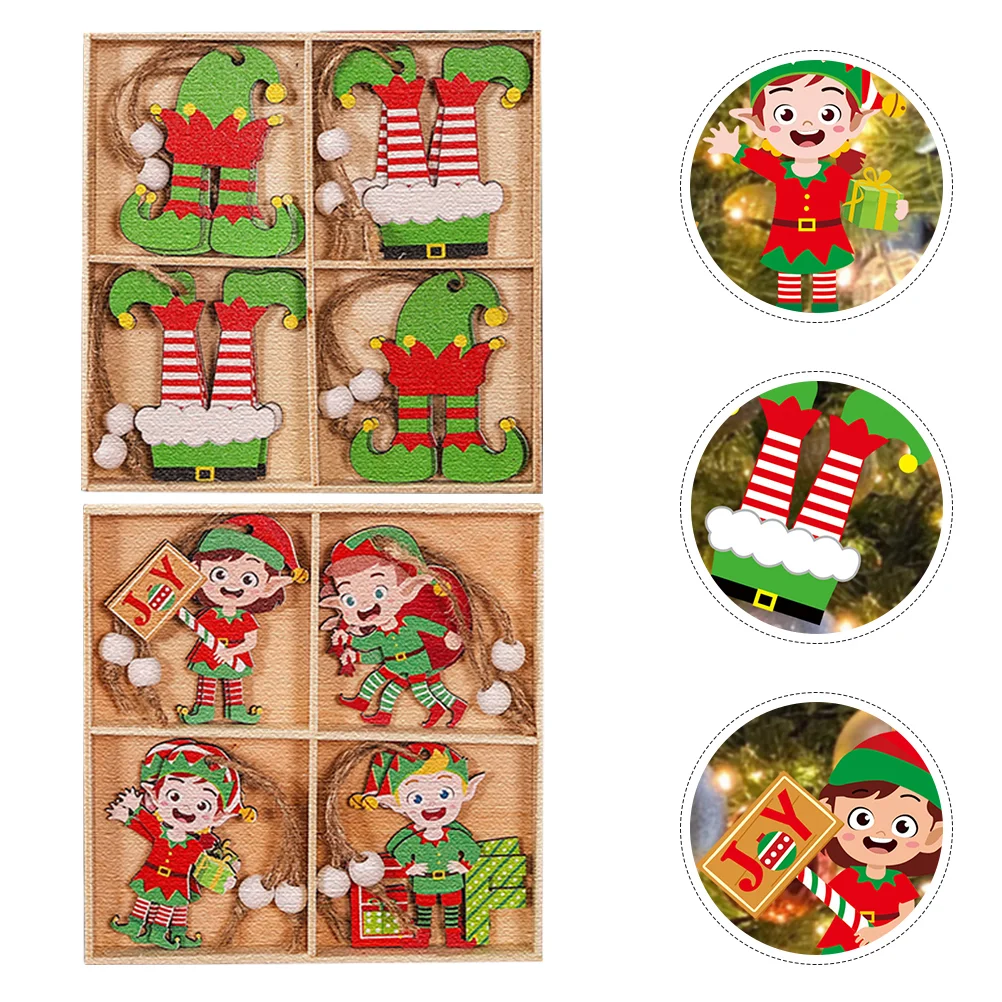 

16 Pcs Christmas Decor Xmas Decoration Tree Decorations Decors Hanging Party Ornament Ornaments Pendants Scene Layout Supplies