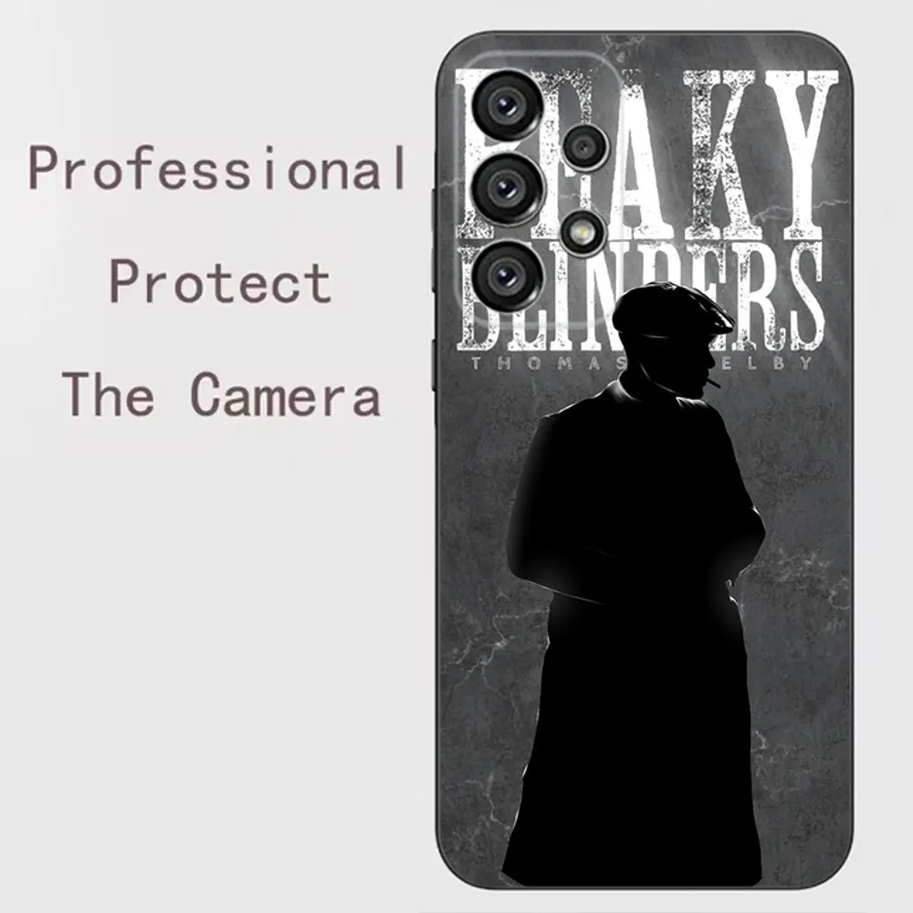 Shelby P-Peaky B-Blinders Phone Case For Samsung Galaxy A13 A21s A22 A31 A32 A52 A53 A71 A80 A91 Soft Black Shell