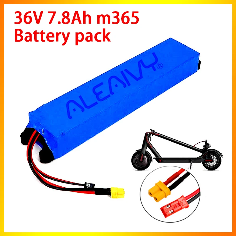 

36V 7.8Ah 18650 Lithium battery Pack 10S3P 7800mah 250W-500W Same Port 42V Electric Scooter M365 ebike Power battery with BMS