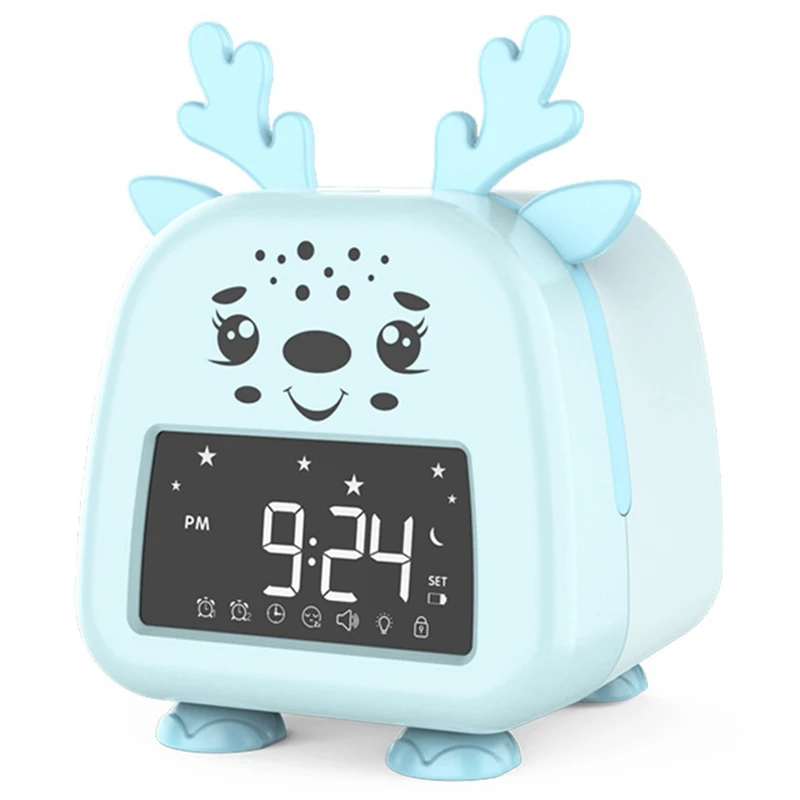 

AT35 Kids Alarm Clock,Digital Alarm Clock For Kids Bedroom, Children's Sleep Trainer,Wake Up Light & Night Light