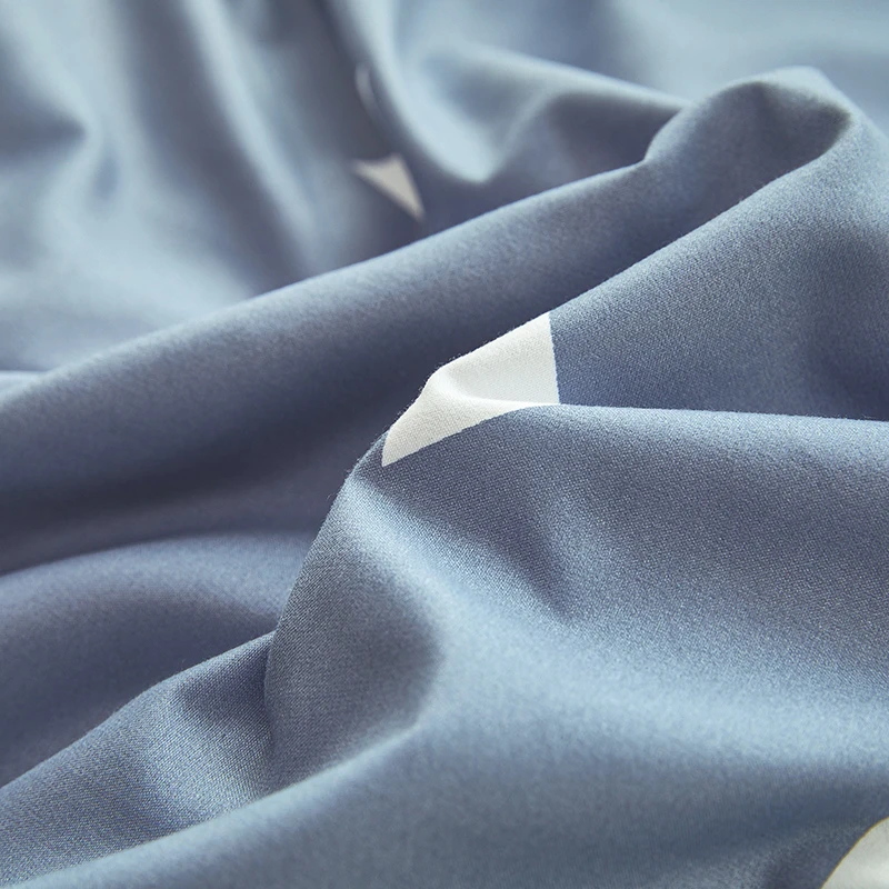 Простыня в простом стиле набор постельного белья с начесом пододеяльник