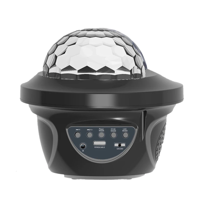 

HOT-WIFI Starry Sky Projector Music Atmosphere Light Wave Bluetooth Speaker Colorful Music Atmosphere For Home Office