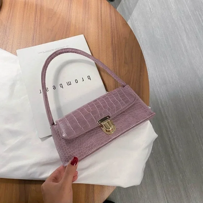 MBTI модная сумка на плечо для женщин однотонная повседневная маленькая из