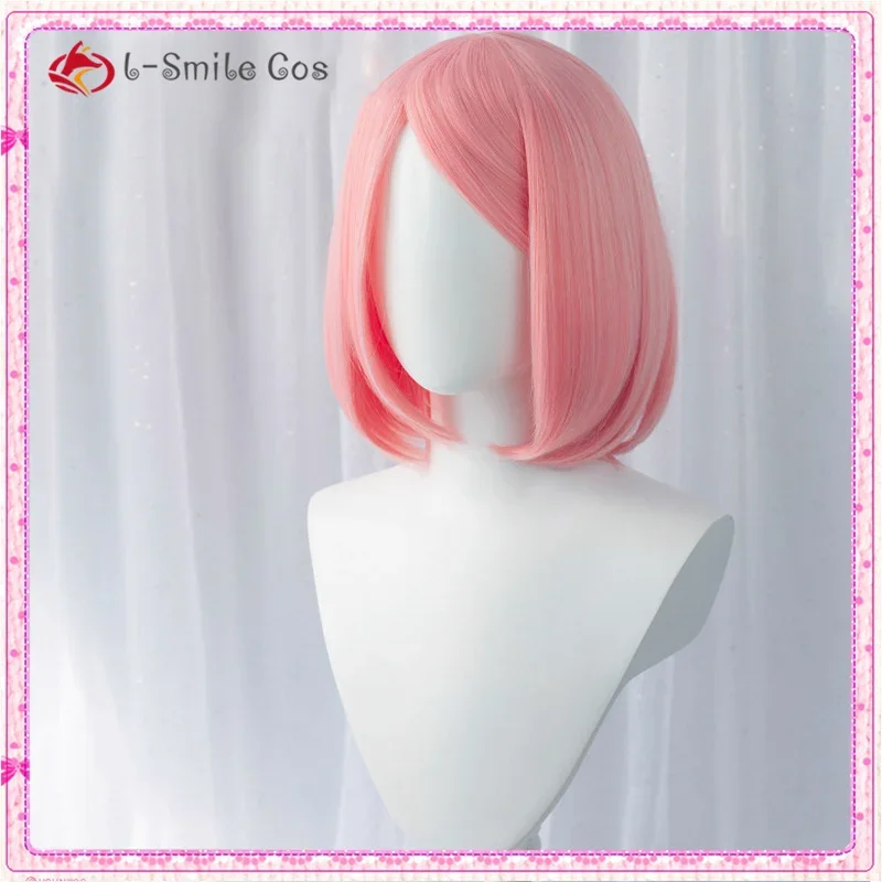 Аниме Косплей Харуно Сакура Парик Розовый Милый Термостойкие Волосы Парики +