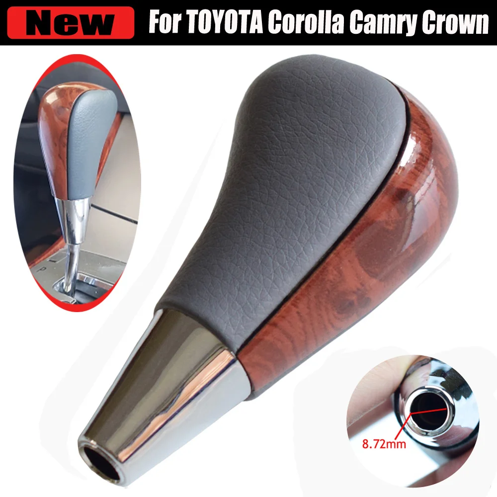 

Car Shift Lever Knob Gear Shift Knob Lever Shifter For Toyota Prado Lexus Hilux 2011 Camry Crown RAV4 Fortune 12 interior parts