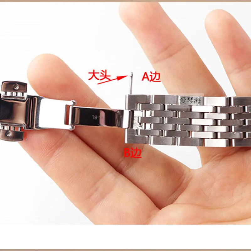 Watchband Buckle Clasp For Tissot T1853 T035617 T035439 Longines Stainless Steel Watch Strap Clasp Button Accessories