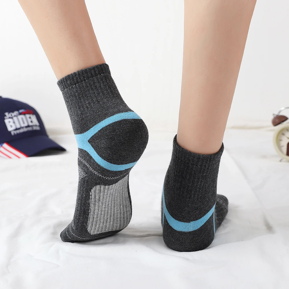 High Quality 5 Pairs Lot Men Cotton Socks Black Sports Socks Casual Run Summer Socks Men Breathable Male Sock Sokken Size38-45