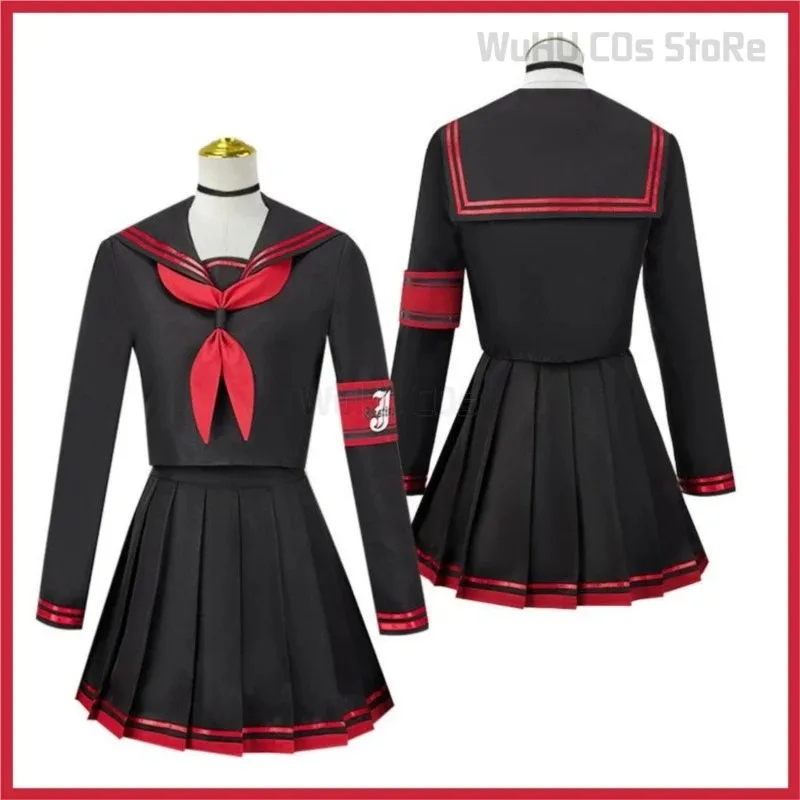 Фото Игра Синий Архив Анимация Накамаса Ичика Косплей Костюм Парик Японская JK Униформа Юбка Женщина Сексуальная Каваи Хэллоуин Костюм; №3