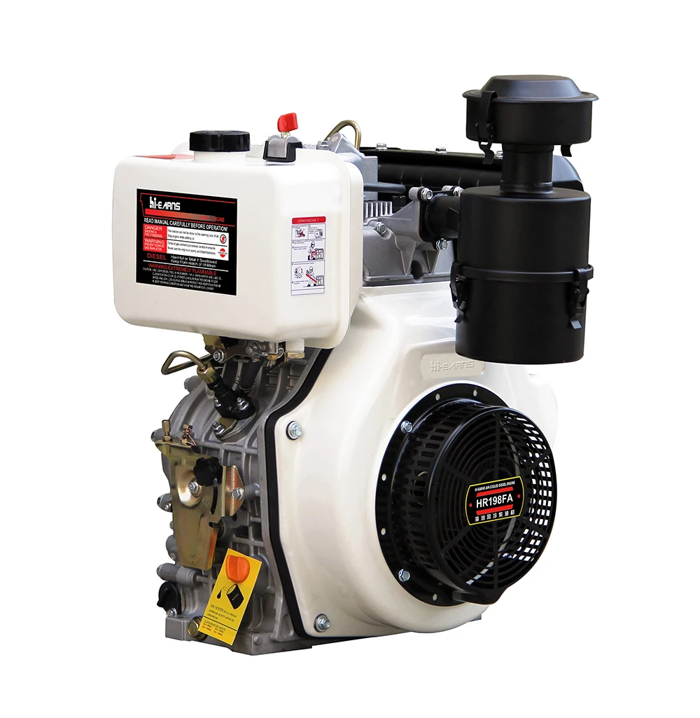 JAVarns Одноцилиндровый дизельный двигатель 11 кВт 198FD 16HP с воздушным охлаждением