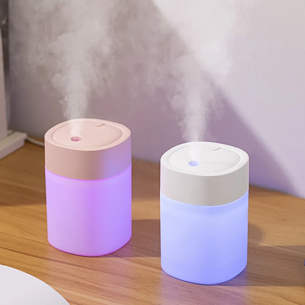 Купи 200ml Humidifier Portable USB Ultrasonic Colorful Cup Aroma Diffuser Cool Mist Maker Air Humidifier Purifier With Light Car Home за 88 рублей в магазине AliExpress