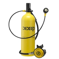 DIDEEP X5000 Pro 2L Scuba Diving Tank Vest Bag Adapter Mini Oxygen Cylinder Set Respirator Air Tank Diving Equipment