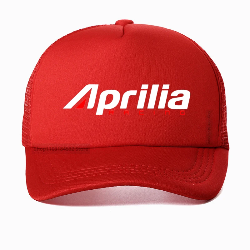 Бейсболка aprilia racing rsv4 Мужская модная сетчатая воздухопроницаемая шапка-тракер