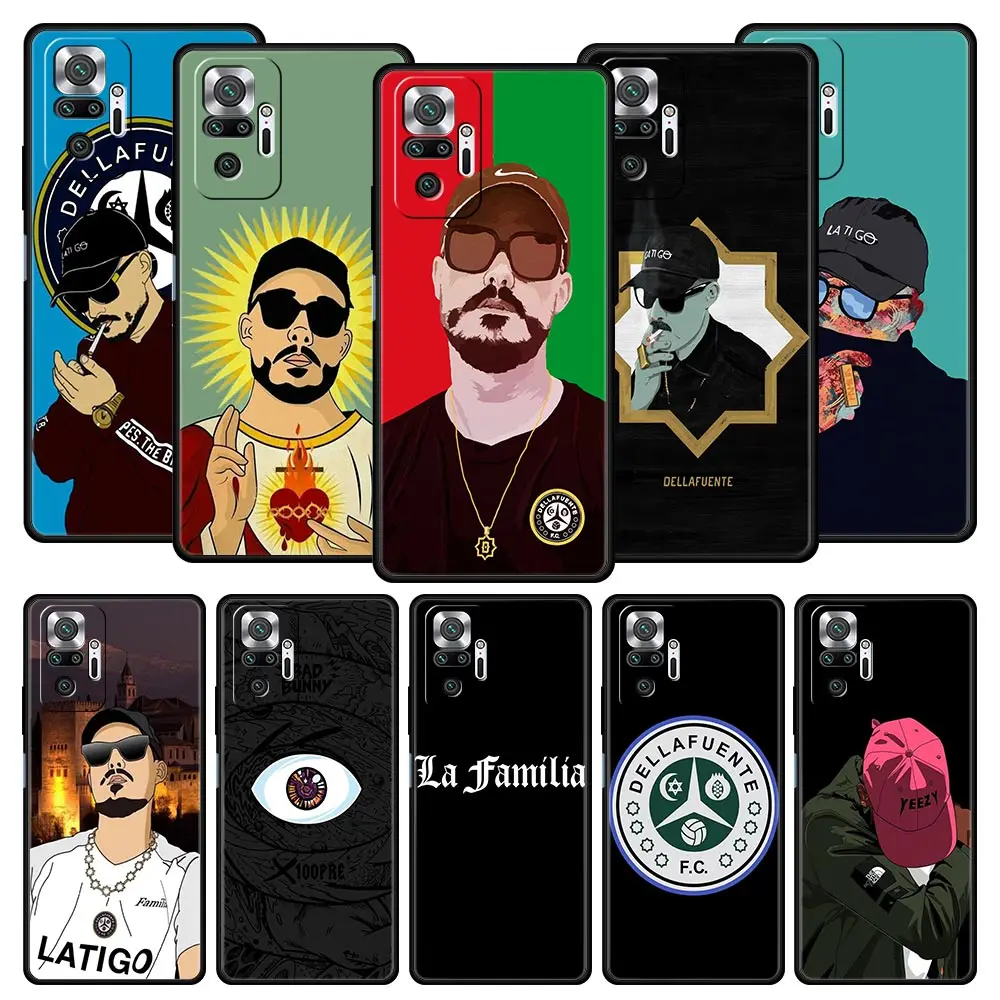 

Dellafuente F C Artwork Phone Case For Xiaomi Redmi Note 10 11 9 8 Pro 10S 9S 7 8T 9T 9A 8A 9C K40 Gaming 11T 5G Soft Back Cover