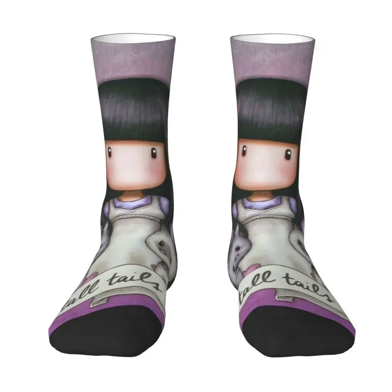 

Fashion Mens Santoro Gorjuss Dress Socks Unisex Warm Comfortable 3D Printing Manga Cartoon Crew Socks